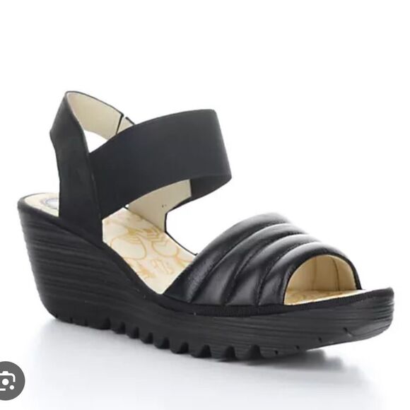 Fly London Yiko platform wedge sandal - Picture 1 of 9